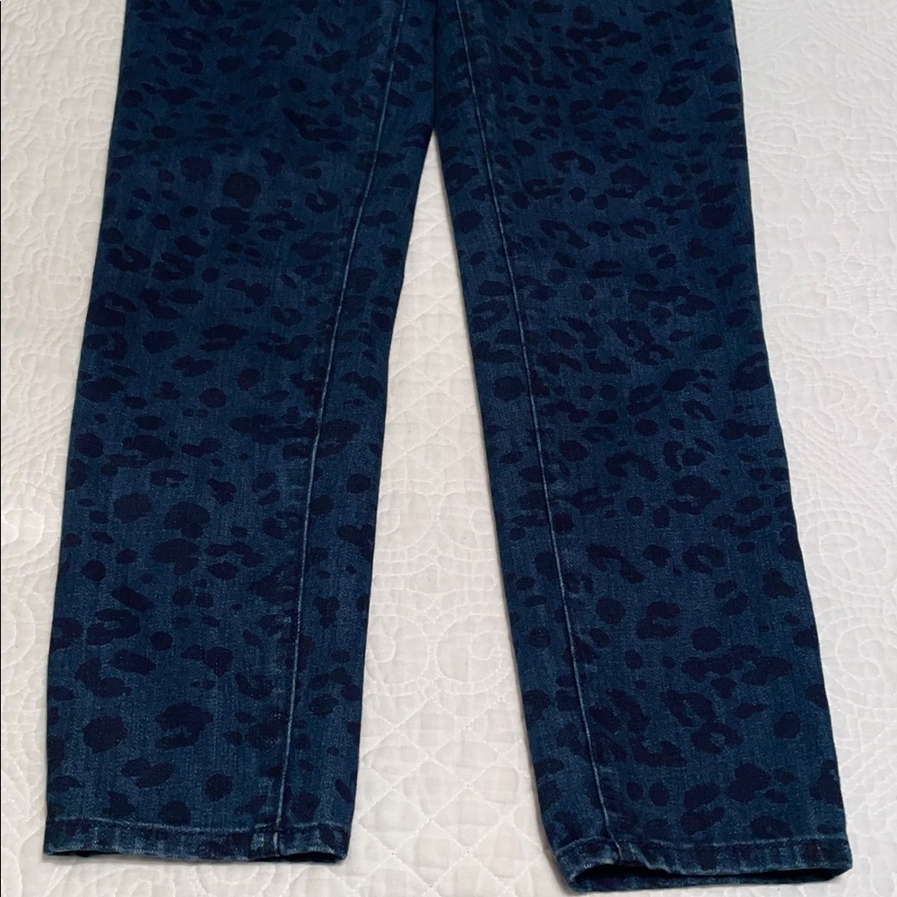Talbots Dark Leopard Print Women Jeans - Picture 8 of 10